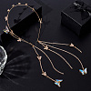 Zinc Alloy Rhinestone Hair Bands OHAR-WH20007-01B-G-4