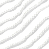 5Yards Polyester with Plastic Pearl Ribbon OCOR-CY0004-14B-7