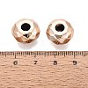 UV Plating Iridescent Transparent Acrylic European Beads OACR-E033-22-10-3