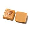 Opaque Resin Biscuits Cabochons RESI-WH0035-41D-2