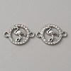 Alloy Crystal Rhinestone Connector Charms LS-FIND-WH0002-74P-1