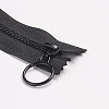 Resin Close End Zippers FIND-WH0052-44H-3