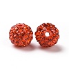 Polymer Clay Rhinestone Beads X-RB-K050-10mm-C10-3