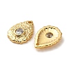 Brass Micro Pave Cubic Zirconia Pendants KK-P285-08G-2