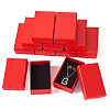 Rectangle Cardboard Paper Jewelry Box CON-TAC0015-01D-1