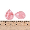 Cherry Quartz Glass Cabochons G-H094-01A-33-3