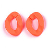 Opaque Spray Painted Acrylic Linking Rings LS-X-OACR-R249-03C-4
