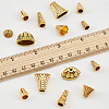  80Pcs 8 Style Tibetan Style Alloy Beads Cone & Caps FIND-NB0003-15-8