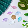 DICOSMETIC 70Pcs 7 Colors Transparent Spray Painted Glass Pendants GLAA-DC0001-19-3