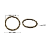 Tibetan Style Linking Rings LS-PALLOY-A017-AB-FF-2