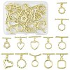 20Pcs 12 Styles Alloy Toggle Clasps FIND-FS0004-53G-1
