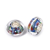 Handmade Lampwork & Brass Core European Beads LAMP-N044-09S-01-3