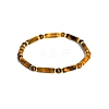 Natural Tiger Eye Bead Stretch Bracelets PW-WG50993-17-1