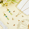 10Pcs 5 Styles Brass Micro Pave Cubic Zirconia Pendants KK-SC0007-51-4