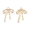 Brass Micro Pave Clear Cubic Zirconia Pendants X-KK-N232-244-2