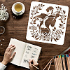 PET Hollow Out Drawing Painting Stencils DIY-WH0391-0514-3