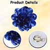 1Pc Polyester Brooches JEWB-CN0001-07F-5