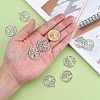 Eco-Friendly Rack Plating Brass Tree of Life Pendants X-KK-I606-41P-NR-4