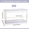2-Tier Assemble Acrylic Minifigures Display Case ODIS-WH0038-13-2