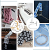 32Pcs 8 Style Brass End with Chain FIND-PH01480-5