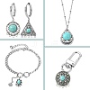 20Pcs 10 Styles Tibetan Style Alloy Chandelier Component Links FIND-CJ0002-36-7