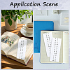 15Pcs Paper Letter Self-Adhesive Stickers DIY-SP0006-56A-6