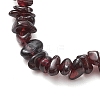 Natural Garnet Anklets AJEW-AN00592-11-3