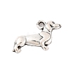 Tibetan Style Alloy Puppy Pendants TIBEP-20414-AS-NR-1