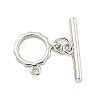 Brass Toggle Clasps KK-A223-08P-1