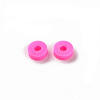Handmade Polymer Clay Beads Strands CLAY-R089-4mm-T05C-4