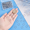 Unicraftale 100Pcs 304 Stainless Steel Linking Ring STAS-UN0041-24-4
