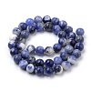 Natural South Africa Sodalite Beads Strands G-S259-35-8mm-2