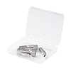 304 Stainless Steel Bayonet Clasps STAS-UN0020-05P-3
