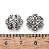 Tibetan Style Alloy Bead Caps TIBEB-T004-18AS-3