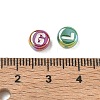 Plating Opaque Acrylic Beads AC-CBA529B-03A-3