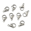 Tarnish Resistant 304 Stainless Steel Lobster Claw Clasps STAS-G035-G-1