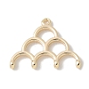 Brass Pendants KK-U052-17G-1