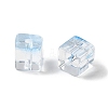 Two Tone Transparent Glass Beads GLAA-NH0001-03B-2