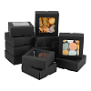 Square Paper Storage Gift Boxes with Clear Visible Window CON-WH0095-64B-1