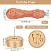 Olycraft 1Pc Brass Stamp Head DIY-OC0008-66F-2