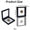 5Pcs Square Transparent PE Thin Film Suspension Jewelry Display Box CON-FS0001-19C-4