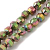 Electroplated Synthetic Non-magnetic Hematite Beads Strands G-I364-L01-08-1