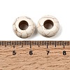 Synthetic Howlite European Beads TURQ-S283-34B-3