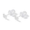 999 Fine Silver Stud Earrings for Women EJEW-S215-30S-01-1