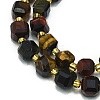 Natural Tiger Eye Beads Strand G-I376-D36-01-3