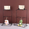 Two Layers Iron Earrings Storage Rack PW-WG3BB1E-01-1