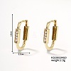 Elegant and Sparkling Women's Hoop Earrings with European and American Style HT5131-1