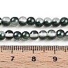 Baking Paint Transparent Glass Beads Strands DGLA-N011-4mm-07-4