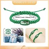 Cotton Cord Braided Bracelets FS-WG5D436-01-5
