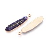 Alloy Enamel Pendants X1-FIND-G078-34G-04-3